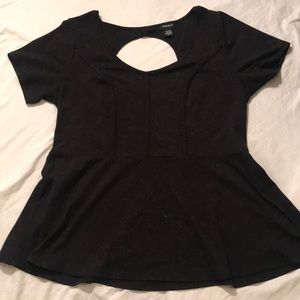 Torrid peplum top